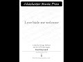 Love bade me welcome - Paul Hayward.