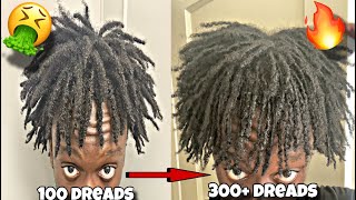 Want More Locs without having to restart? Watch this video *HOW TO SPLIT DREADLOCKS*