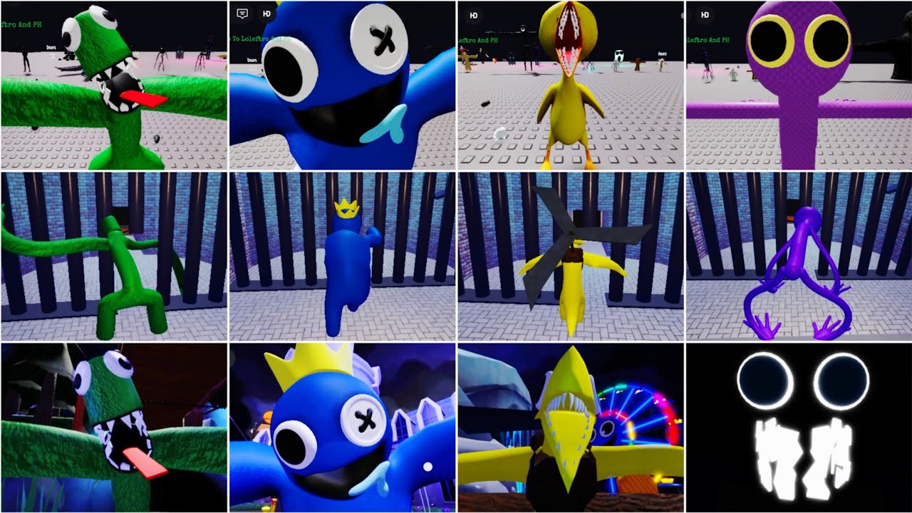 Rainbow concept vs jumpscares vs accurate roleplay | ROBLOX 