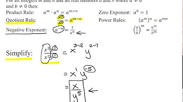 Divide Exponential Expressions Using Quotient Rule of Exponents EX 1