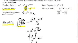 Divide Exponential Expressions Using Quotient Rule of Exponents EX 1