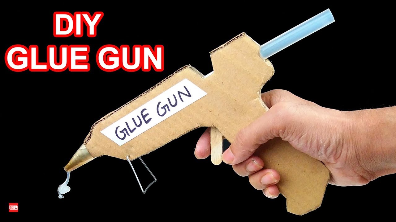 How to Make a Hot Glue Gun at Home - DIY GLUE GUN - YouTube.