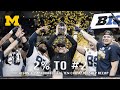 2% To #2 | Michigan Football's Improbable BIG 10 Championship Recap