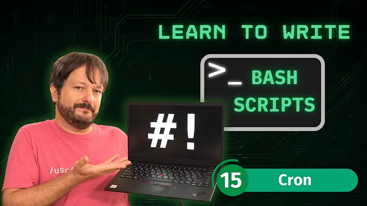 How To Write Bash Scripts In Linux - Complete Guide (Part 15 - CRON Jobs)