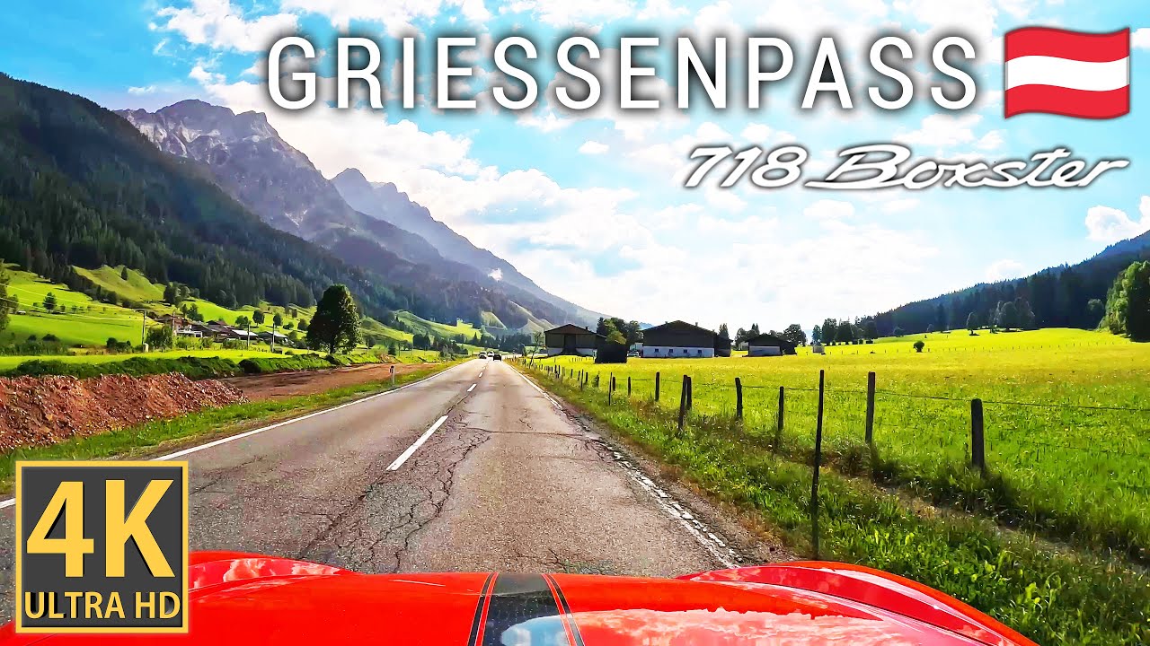 Scenic Drive: Griessen Pass Porsche 718 Boxster from Fieberbrunn to Saalfelden