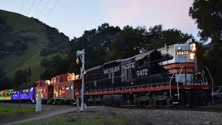 Niles Canyon Railway Train of Lights 2014
