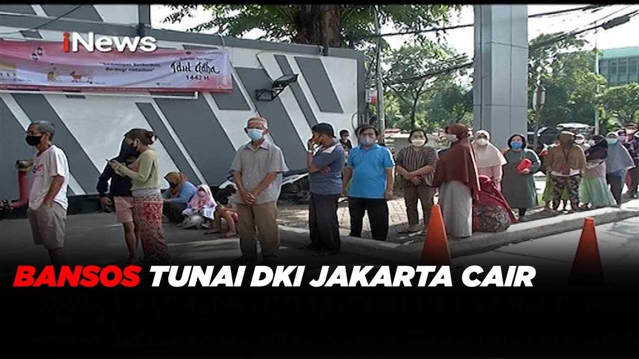 Bansos Tunai DKI Jakarta Cair, Pencairan Timbulkan Antrean #iNewsMalam 21/07
