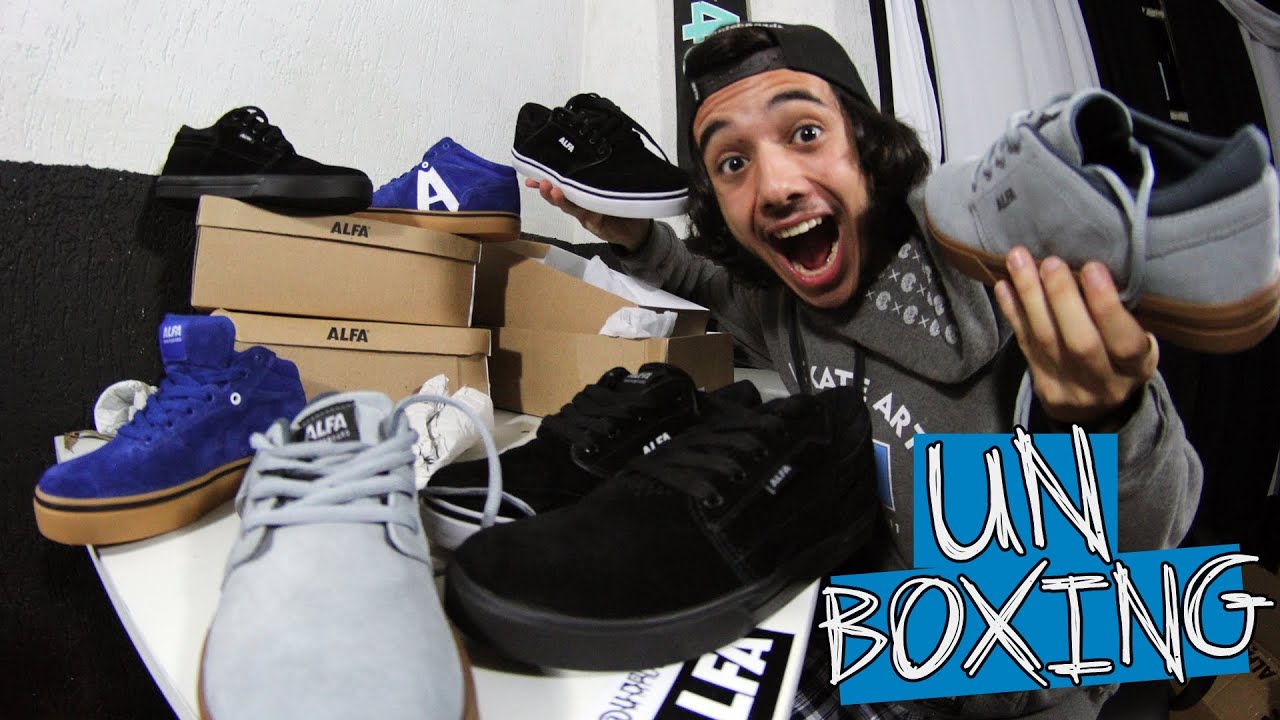 Unboxing - Alfa Skate #6 | Tênis até umas hora!