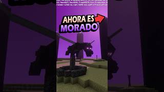 El END ahora es MORADO #minecraft