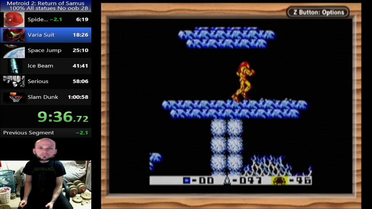 Metroid 2: Return of Samus, 100% All statues No Oob 