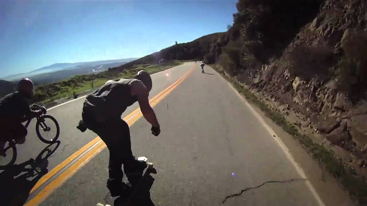 Downhill Skateboarding: Good Enough for Granddad - YouTube