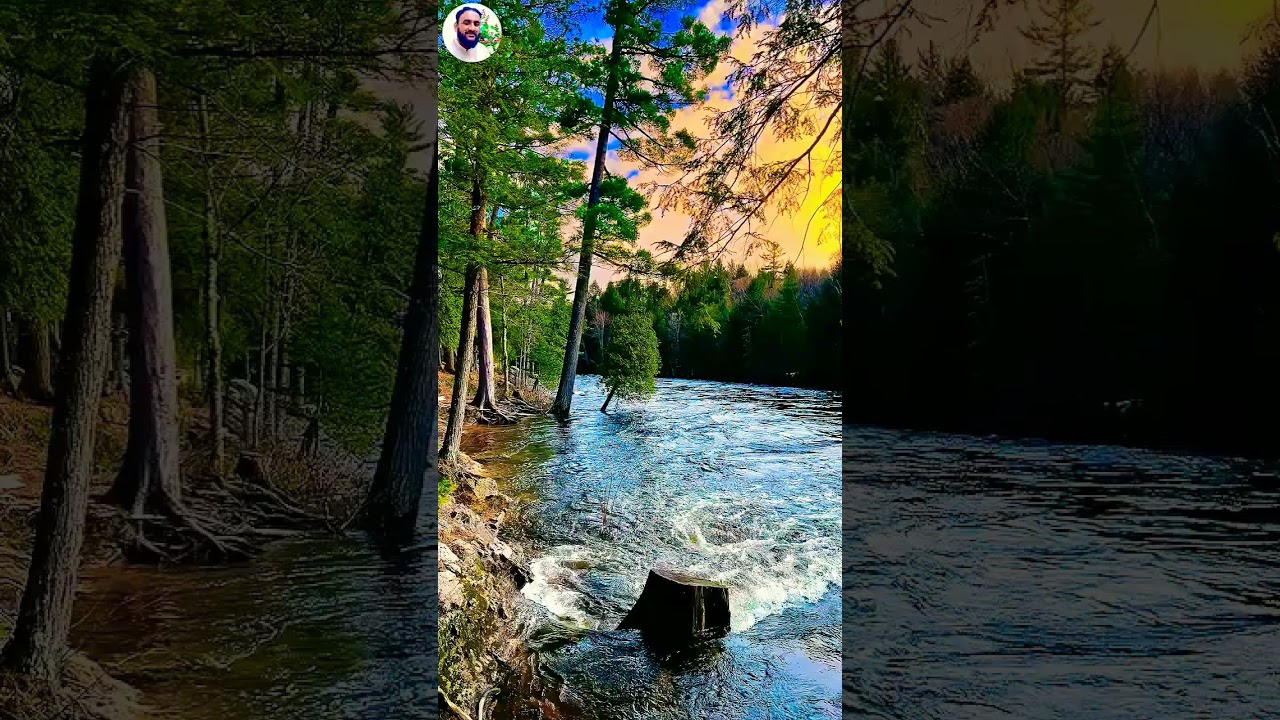 "Breathtaking Serenity: A River's Gentle Flow"