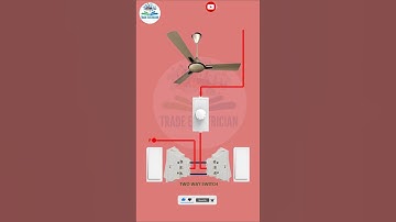 Celling Fan Regulator Connection With Two Way Switch || Two way Switch with Fan Connection|| Shorts
