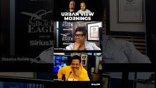 Dr. Greg Carr & Lamont King getting flowers live on Urban View Mornings