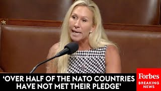 BREAKING NEWS: Marjorie Taylor Greene Calls To 'Defund NATO' On House Floor