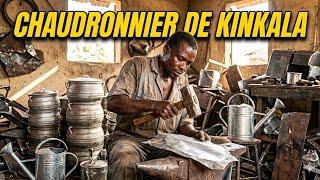 Papa BENDO, chaudronnier à Kinkala : un métier qui résiste au temps.