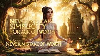 Part II, Chapter 4 — Never Mistake Simplicity for Lack of Worth.