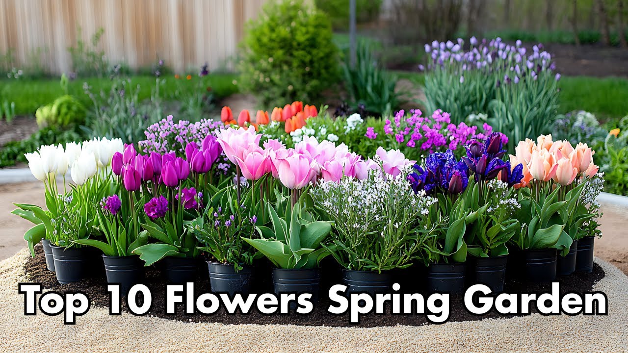 Top 10 Must Have Flowers for a Beautiful Spring Garden - YouTube
