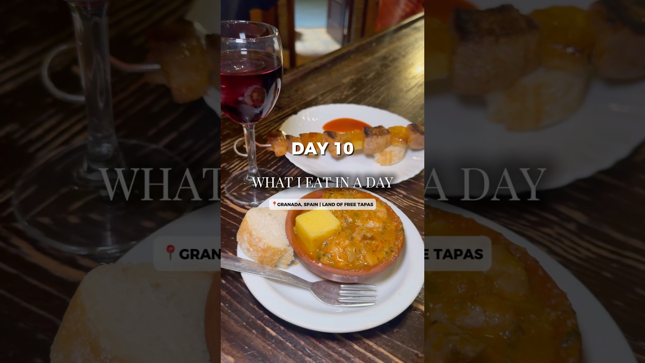 DAY 10 of WHAT I EAT IN A DAY in Granada 🇪🇸 📌