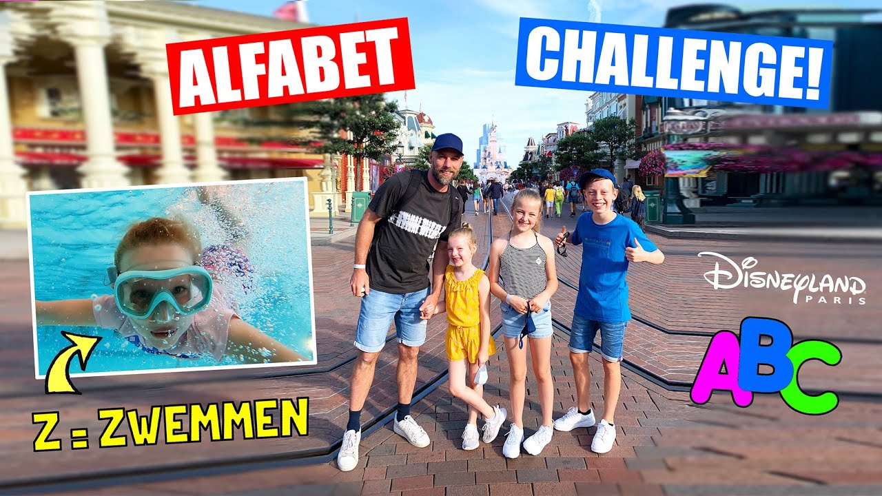 ABC ALFABET CHALLENGE in DISNEYLAND!! ♥DeZoeteZusjes♥
