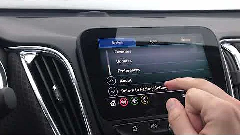 How to reset your settings on a Chevrolet MyLink radio.