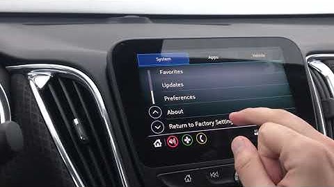 How to reset your settings on a Chevrolet MyLink radio.