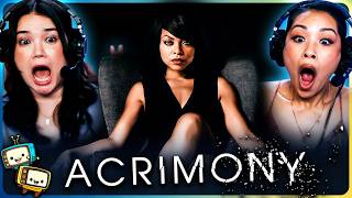 TYLER PERRYS ACRIMONY is WILD! | Movie Reaction | First Time Watch | Taraji P. Henson