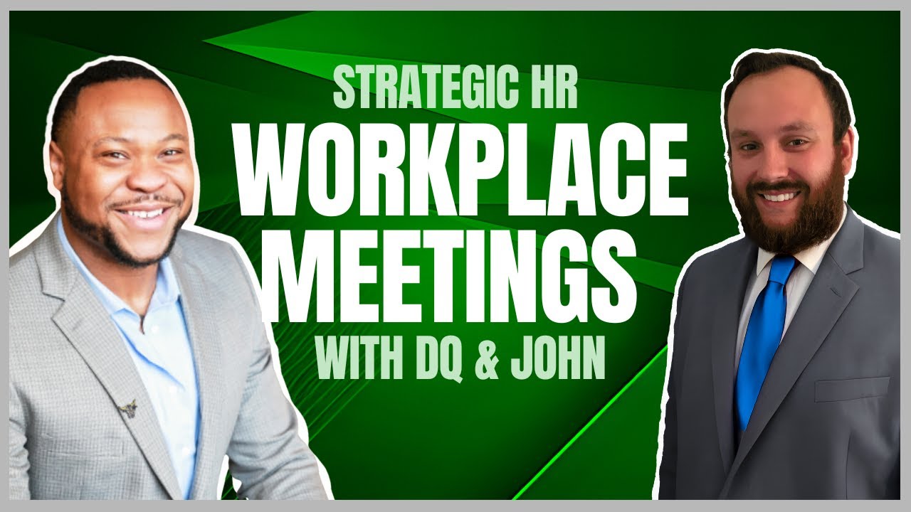 Strategic HR - Workplace Meetings & Professionalism - YouTube