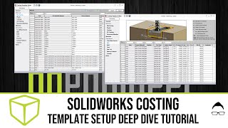 SOLIDWORKS Tutorial  Costing Template Setup