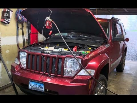 EVAP LEAK SMOKE TEST 2012 JEEP LIBERTY - YouTube