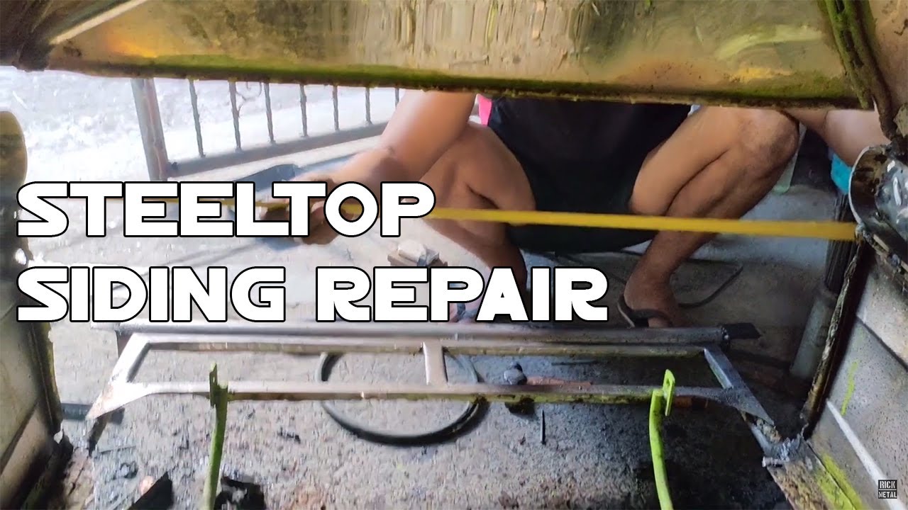 Steeltop siding repair YouTube