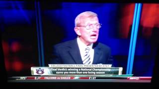 Lou Holtz is sick of it