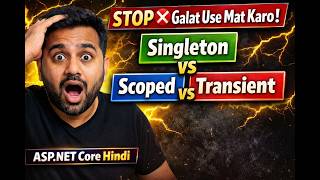 Scoped Vs Transient Vs Singleton Asp.net Core Tutorial Dependency Injection Asp.net Core