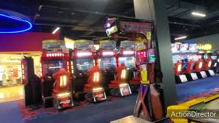 an arcade in the mall