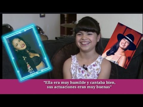 Maria paula Mazon, está conquistando el mundo cantando los grandes éxitos de Selena Quintanilla.