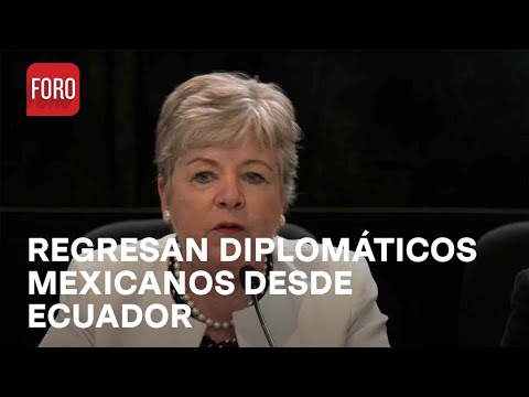 Alicia Bárcena habla sobre situación “Sin precedentes” entre México y Ecuador - Las Noticias