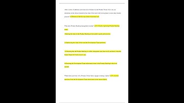 PSPO I Questions and Answers 100% Pass