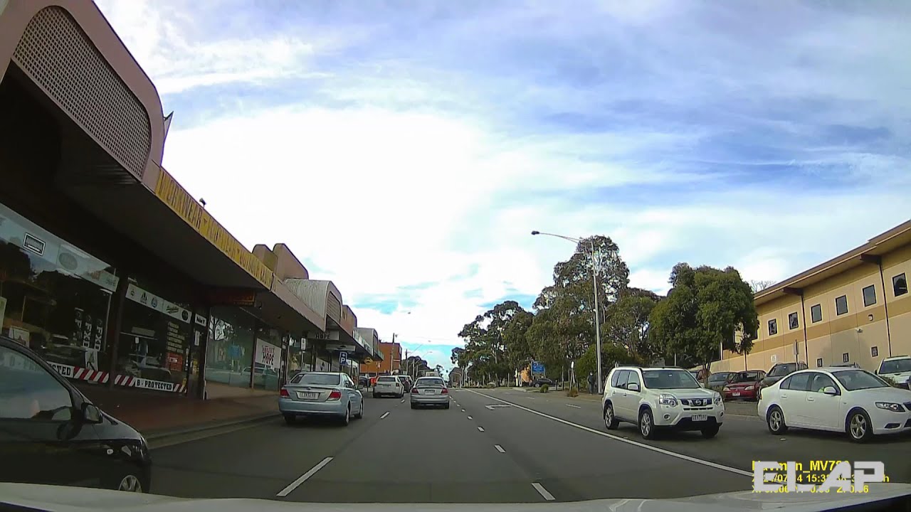 DASH CAM AUTRALIA, VICTORIA, MELBOURNE Driving from CARRUM DOWNS to