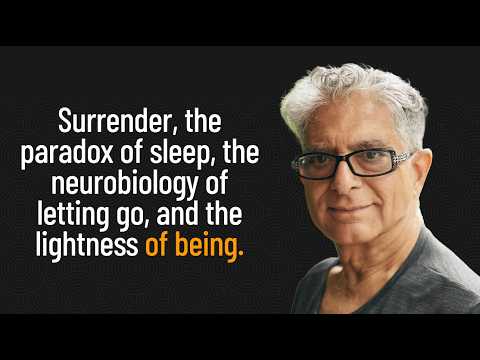 Surrender, the paradox of sleep, the neurobiology of letting go, and the lightness of being.
