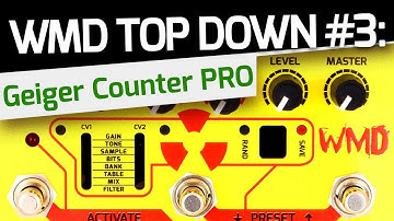 WMD Geiger Counter Pro - Top Down #3 LoFi Synth