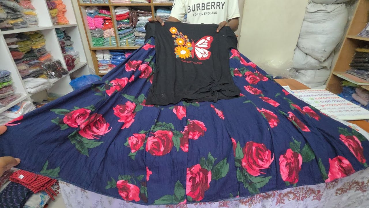 পাইকারি দামের চাইতে কমে ২৭০ টাকায় টি-শার্ট স্কার্ট ২ পিস স্কার্ট সেট tshirt skirt 2piece collection