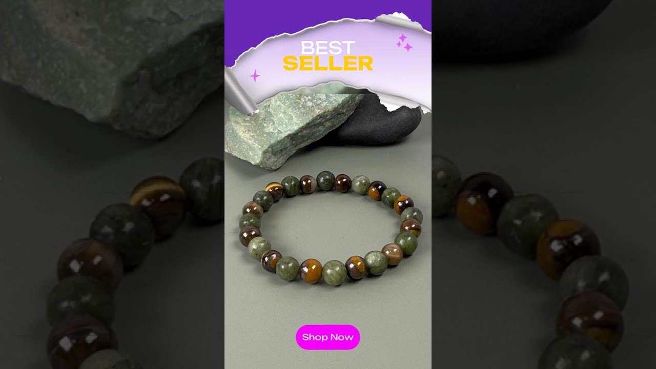 Manifest Money Tigers Eye Jade Bracelet – Abundance, Luck & Success