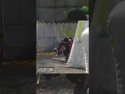 Slow motion snake dive #shorts #paintball #speedball #paintballing