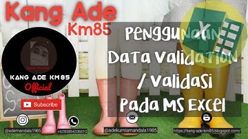 Cara menggunakan Data Validasi Di Ms. Excel