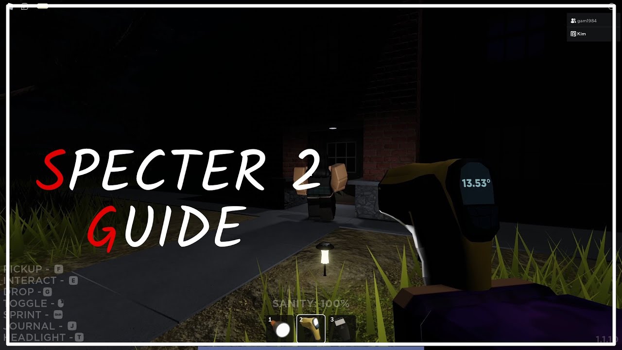 [Roblox] - แนะนำแนวทางการเล่น + เริ่มเกมแรกก็เดาผีซะแล้ว!! - SPECTER 2 ...