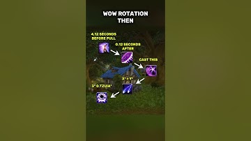 Wow Rotation Then vs Now #worldofwarcraft  #thewarwithin  #shorts
