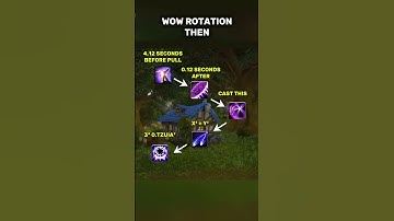 Wow Rotation Then vs Now #worldofwarcraft  #thewarwithin  #shorts