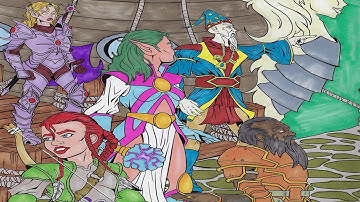 Flat Coloring Demonstration using Blick Studio Alcohol Markers