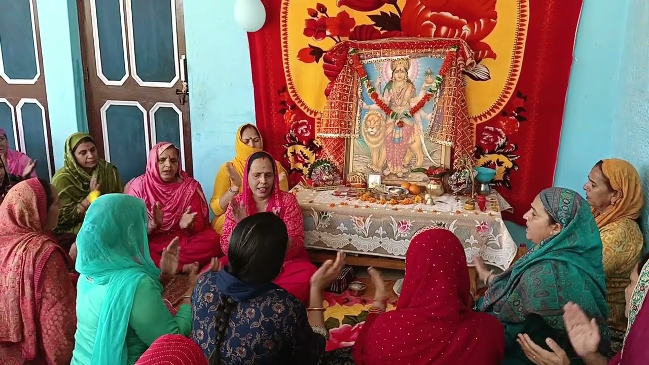 नंगे नंगे पैर मैया कटरे ते चलया संगता भी होइयां मां त्यार अंबे रानिऐं 🌹नवरात्रि 🌹 स्पेशल