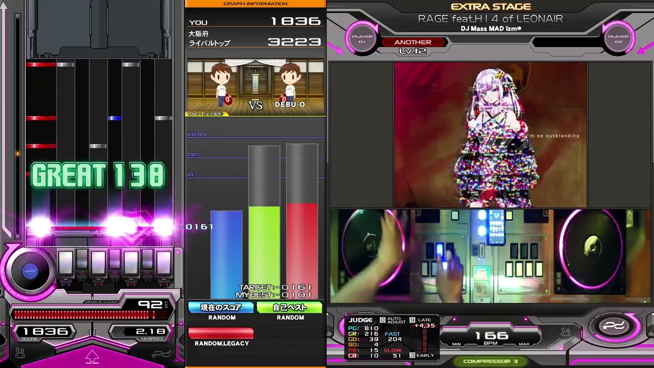 RAGE feat.H14 of LEONAIR SPA HARD OP:RAN